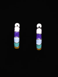 Subang Gelung Bersalut Rhodium PANASH 925 Sterling Silver
