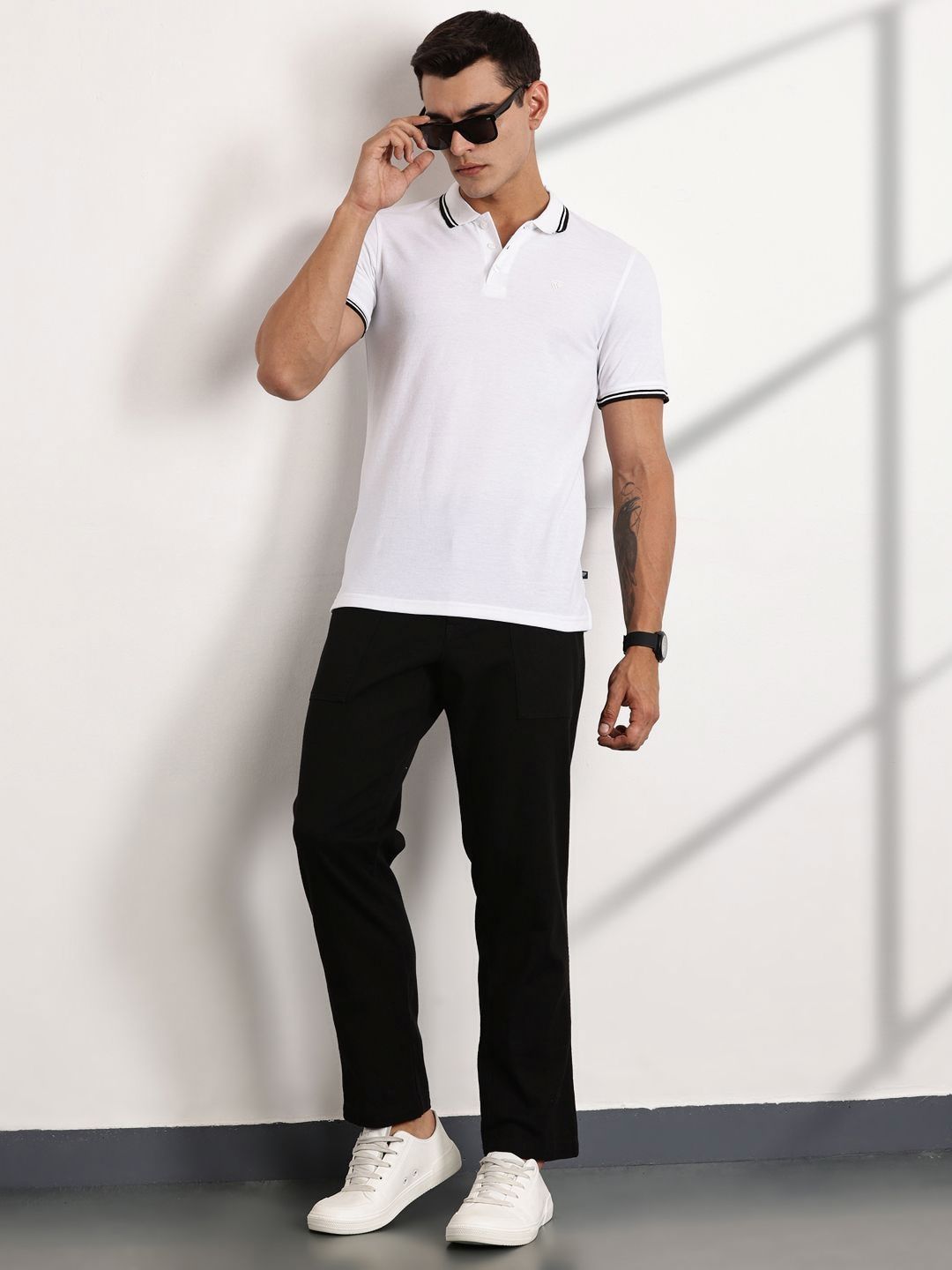 Thomas Scott Men Polo Collar T-shirt
