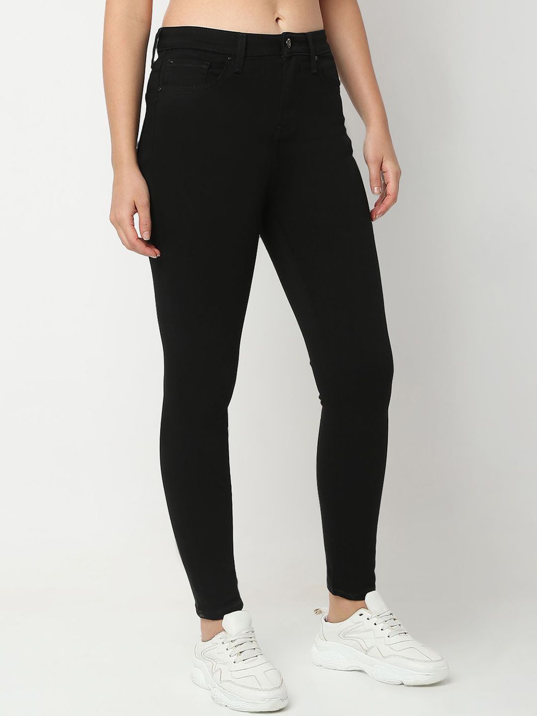 SPYKAR Women Slim Fit High-Rise Stretchable Jeans