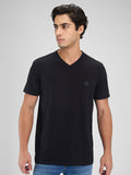 SPYKAR Men V-Neck Slim Fit T-shirt