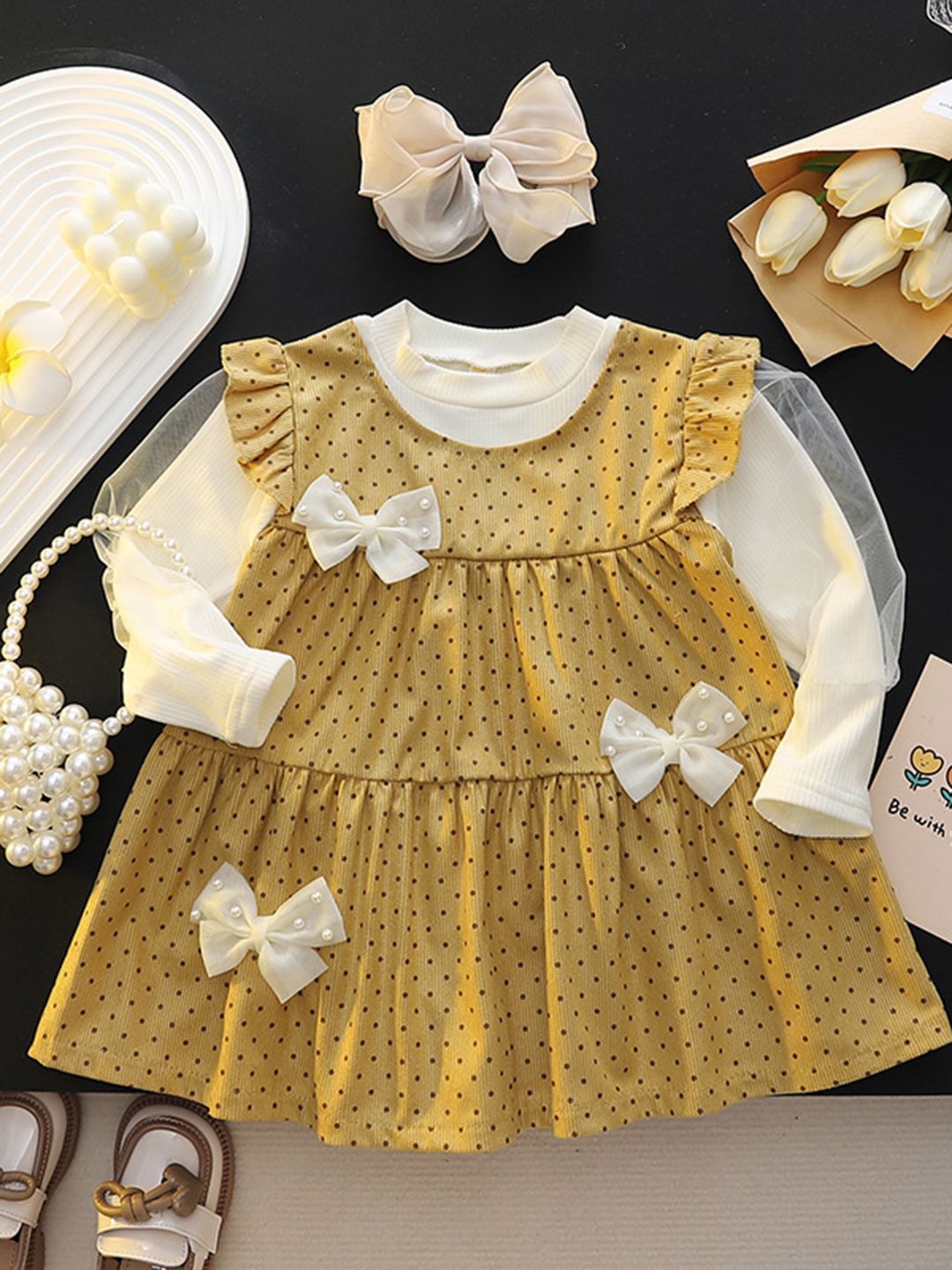 YK Floral Print A-Line Dress