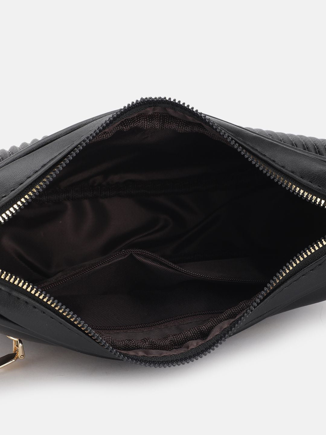 DressBerry Quilted Structured Shoulder Bag