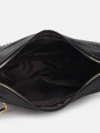 DressBerry Quilted Structured Shoulder Bag