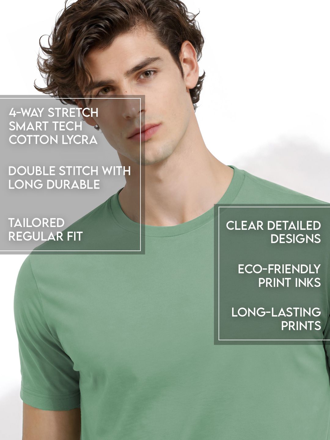 ADRO Men Typography Printed T-shirt