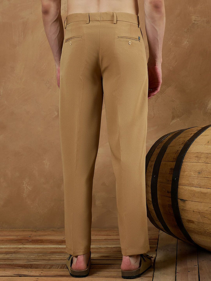 DENNISON Men Relaxed Baggy Easy Wash Pleated Korean Pants