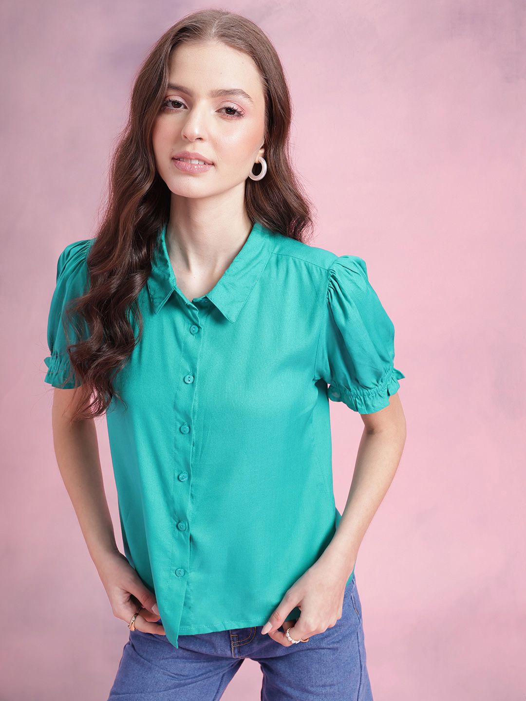DressBerry Puff Sleeve Shirt