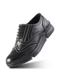 MONKSTORY Men Ultra-Comfort Brogue PU Sneakers