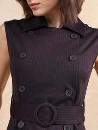 RAREISM Striped Midi Blazer Dresses