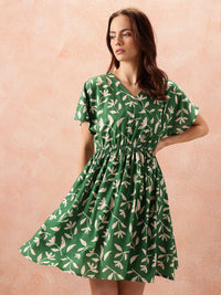 all about you Floral Print Wrap Dress