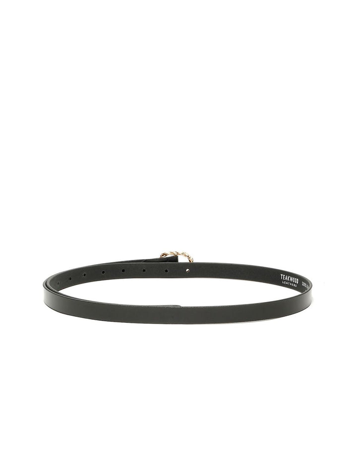 Teakwood Leathers Women Casual Slim Leather Belt