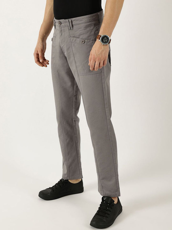 Thomas Scott Men Smart Easy Wash Cargos Trousers