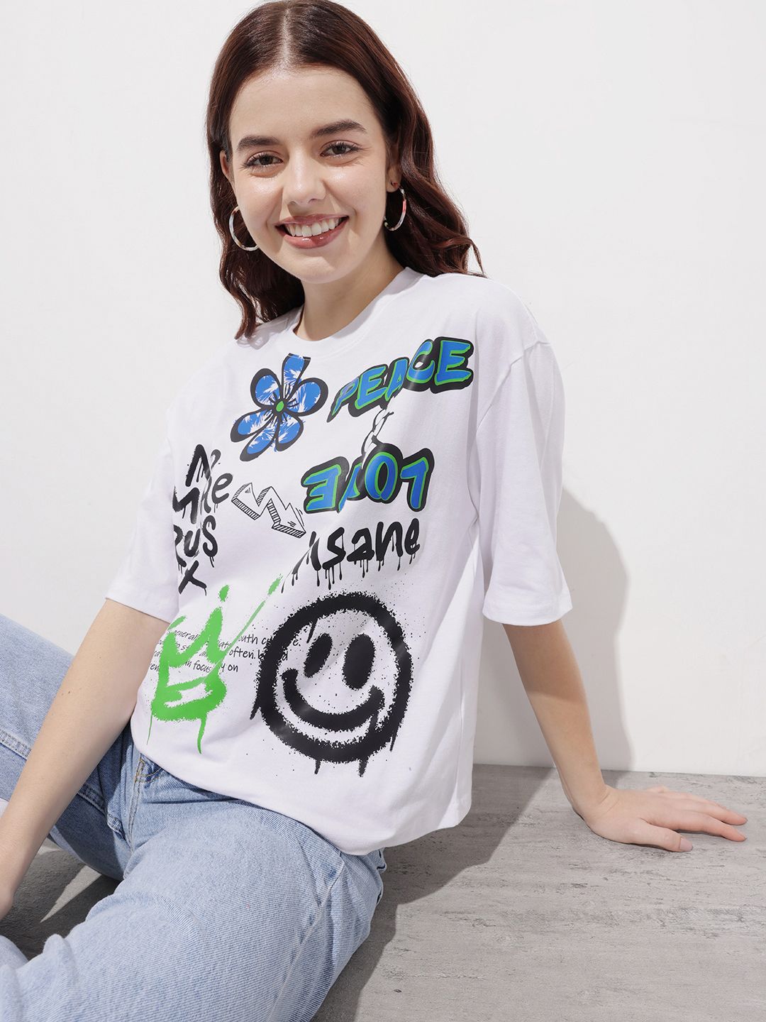 DressBerry Expression Queen Conversational Printed T-shirt