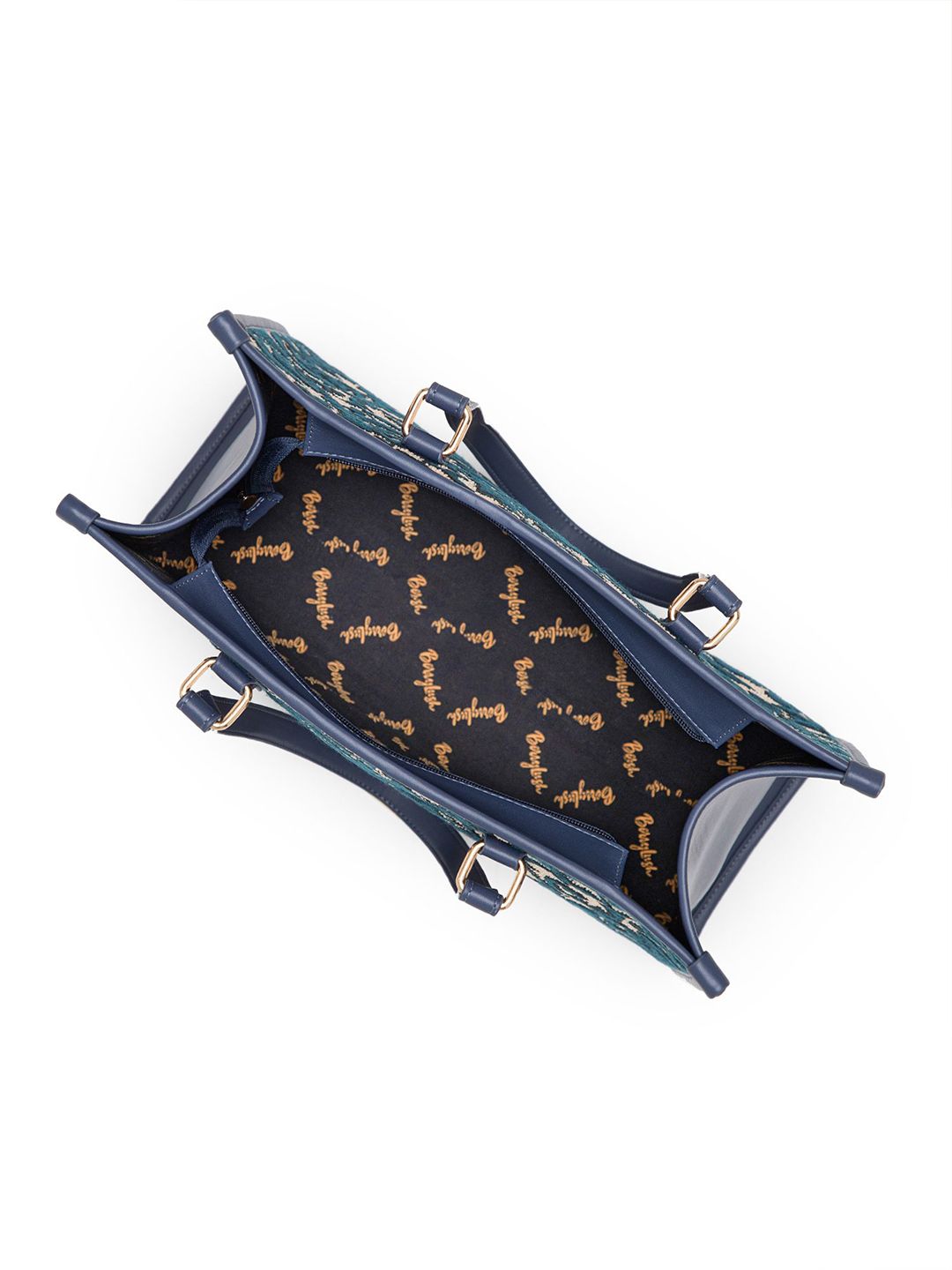 Berrylush Floral Printed Structured Shoulder Bag