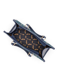 Berrylush Floral Printed Structured Shoulder Bag