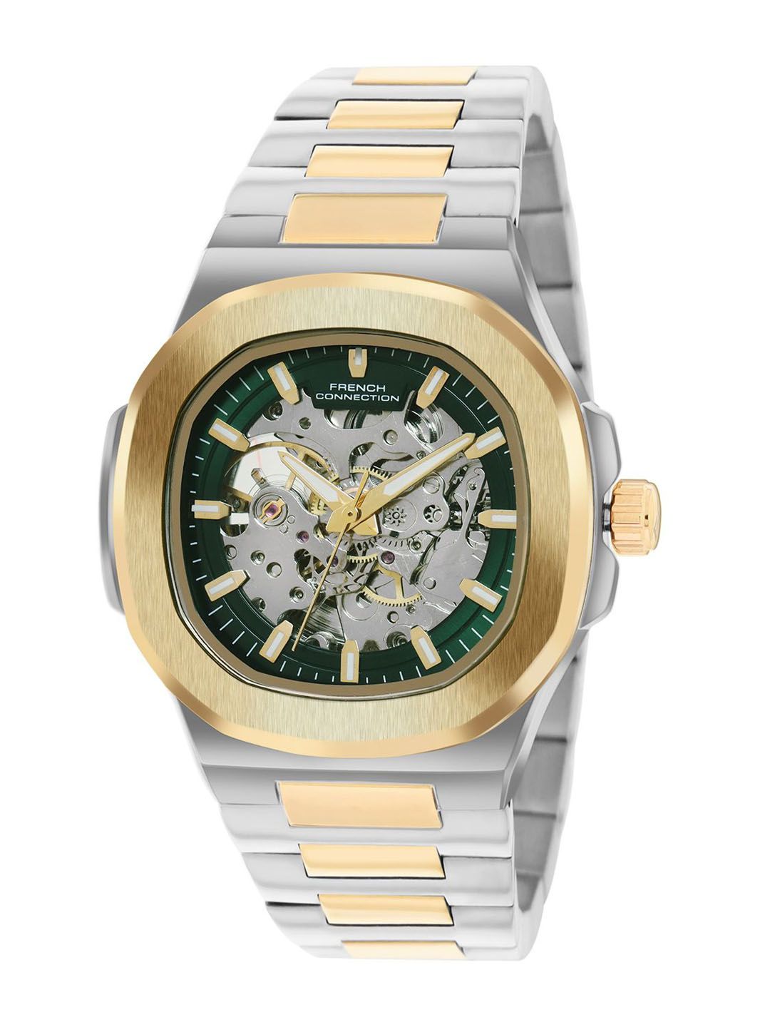 French Connection Men Stainless Steel Straps Analogue Automatic Motion Watch FCN0149NTM