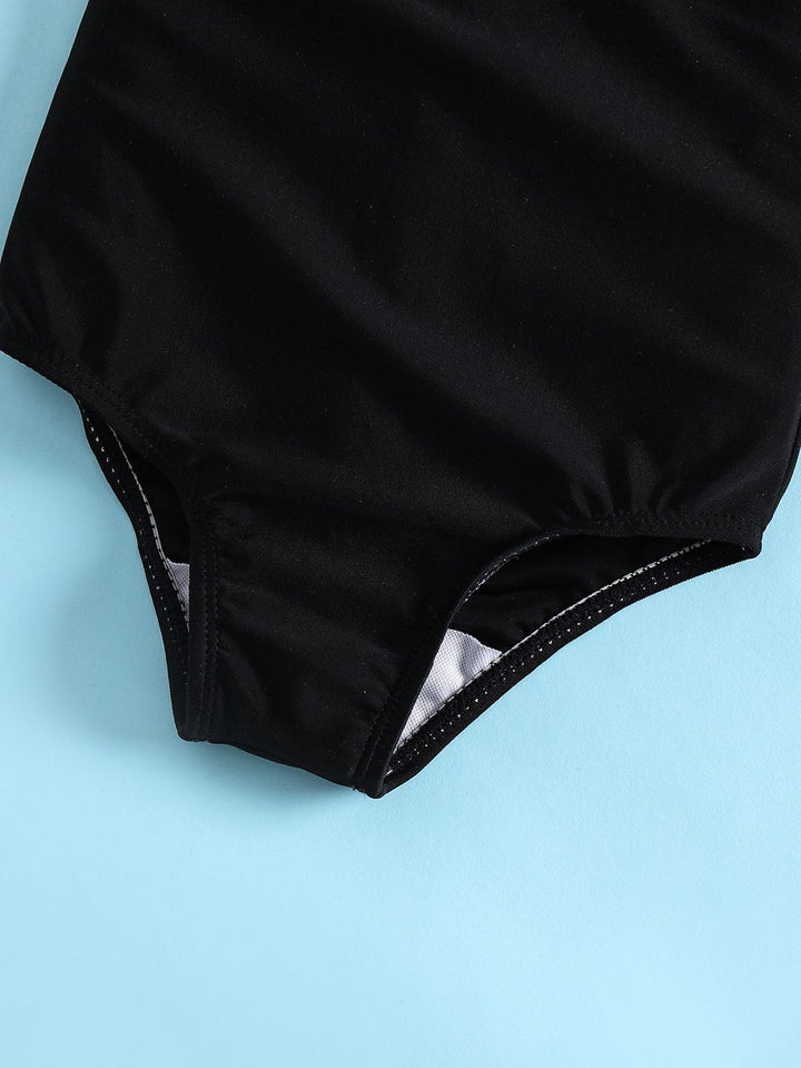 YK Girls One Shoulder Neck Bodysuit