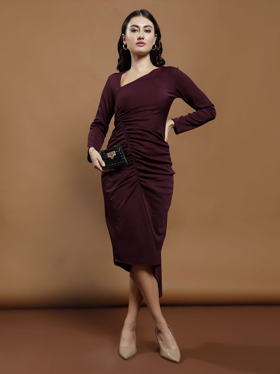 Pakaian midi bodycon athena