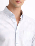 ADRO Men Standard Striped Casual Shirt