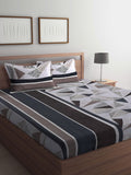 Myntra Elegant Homes White 300 TC Fitted King Cadar Halus & 2 Sarung Bantal: 250X220 sm