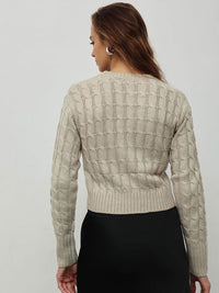 STREET 9 Women Cable Knit Pullover