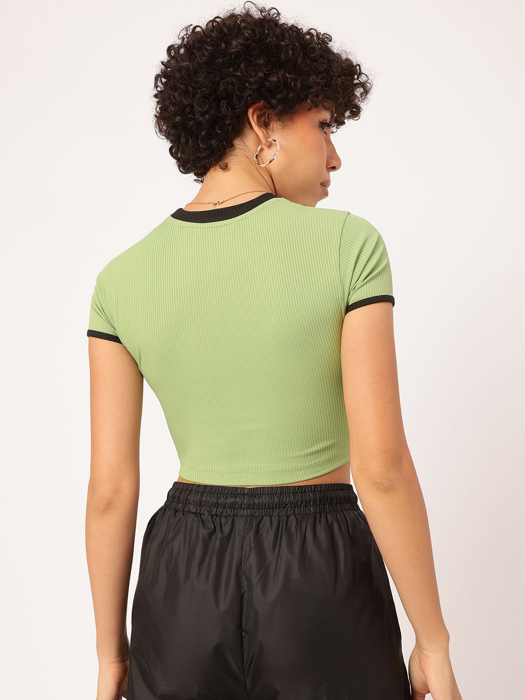 DressBerry Style Icon Crop Craze Cut-Out Top