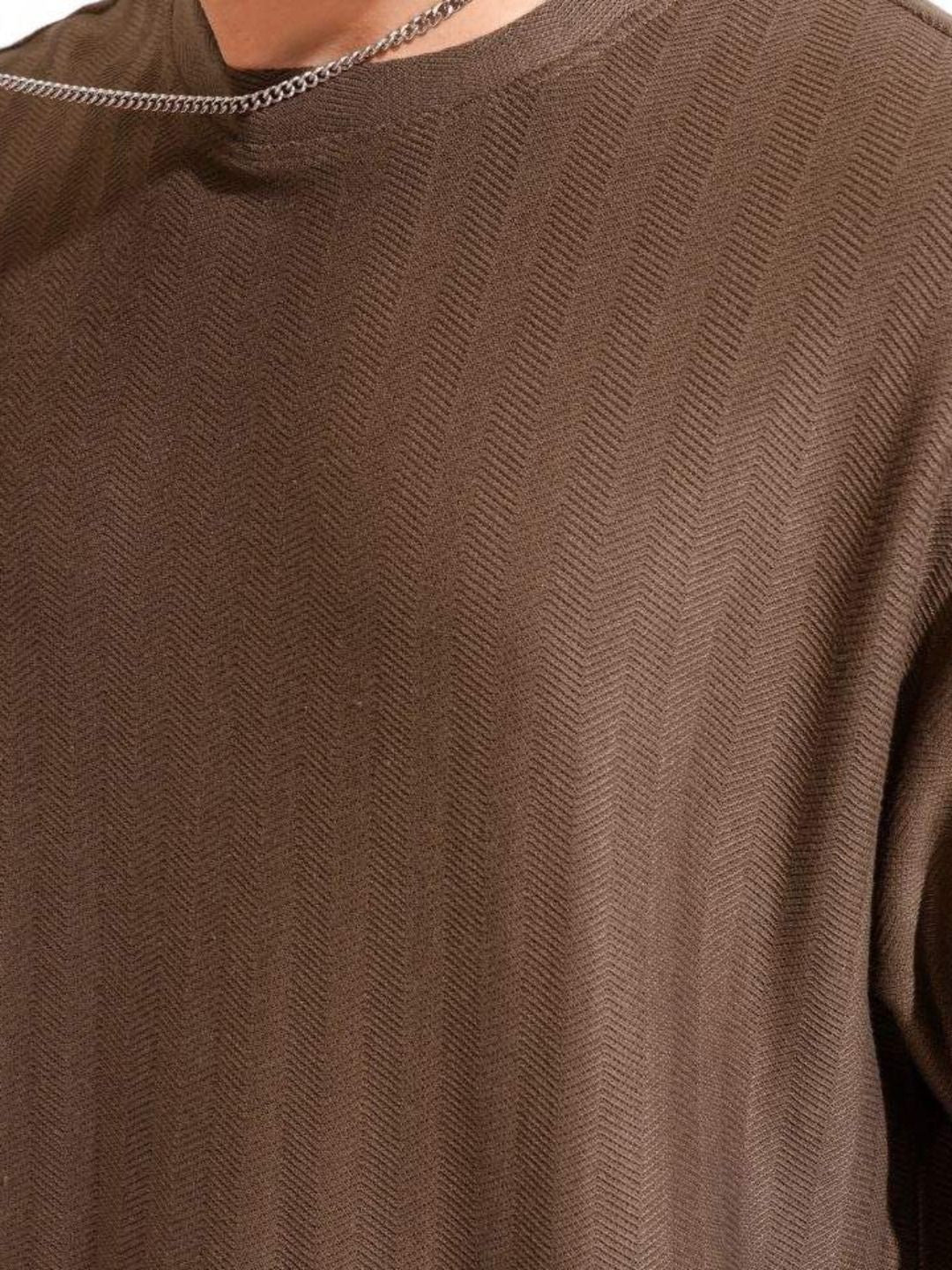 HIGHLANDER Men Drop-Shoulder Sleeves T-shirt