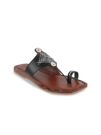 Mochi Leather Wedge with Buckles