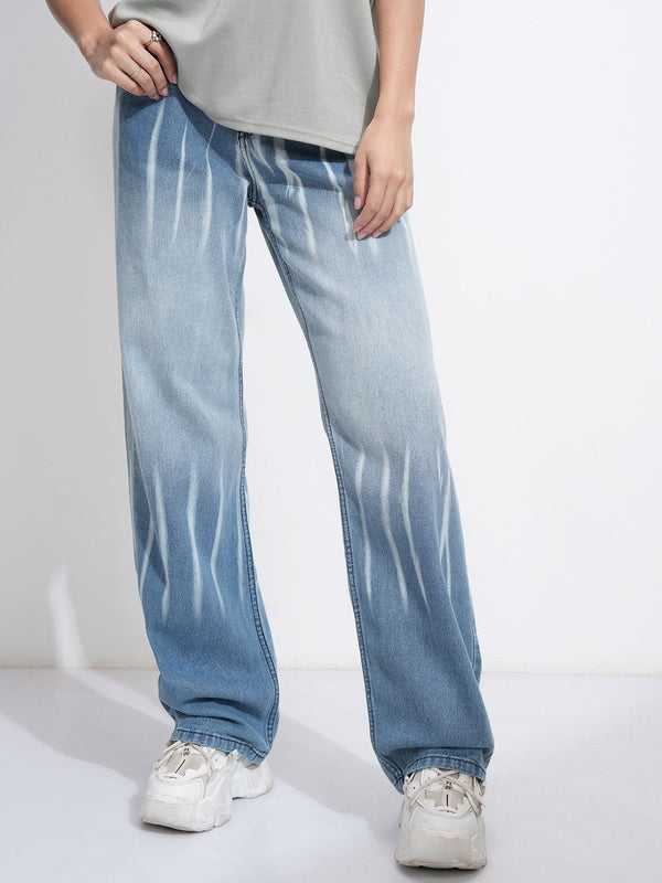 Tokyo Talkies Women High Rise Dad Fit Jeans