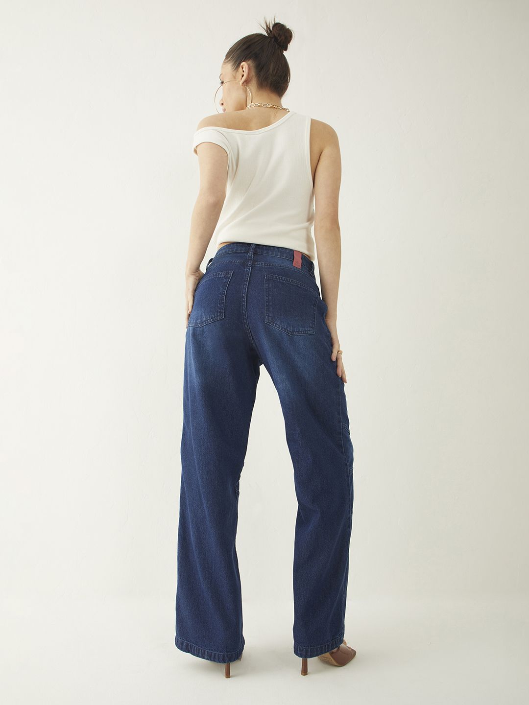 DressBerry Women City Core Bootcut Fit Light Fade Jeans
