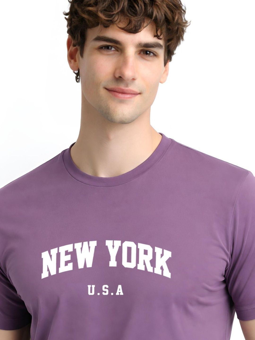 ADRO Men Typography Printed T-shirt