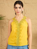 Berrylush Women Self Design Top