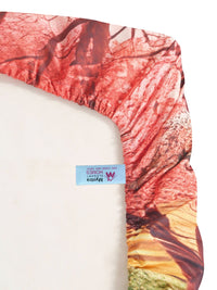 Myntra Elegant Homes Abstrak Printed Dilengkapi 400 TC King 7D Cadar Dengan 2 Sarung Bantal