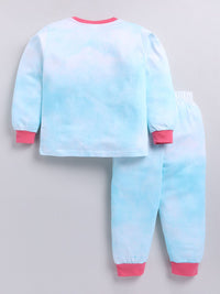 Moms Love Girls Graphic Printed Full Sleeves T-shirt With Joggers