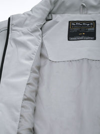 The Indian Garage Co Men Zip-Front Bomber Jacket with Zipper Pockets