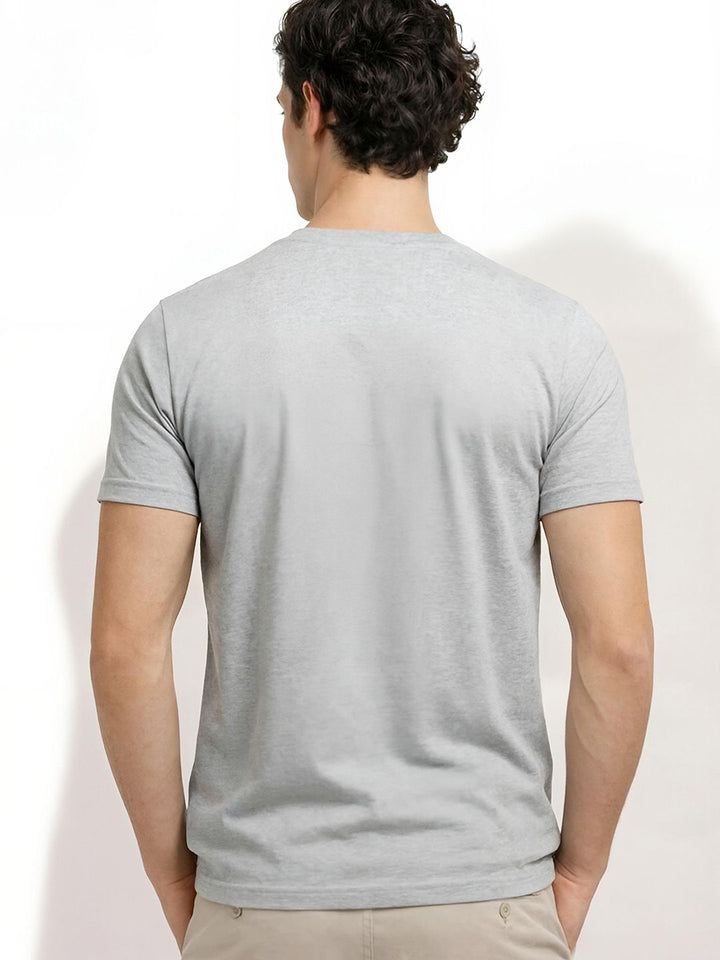 ADRO Men Brand Logo Printed T-shirt