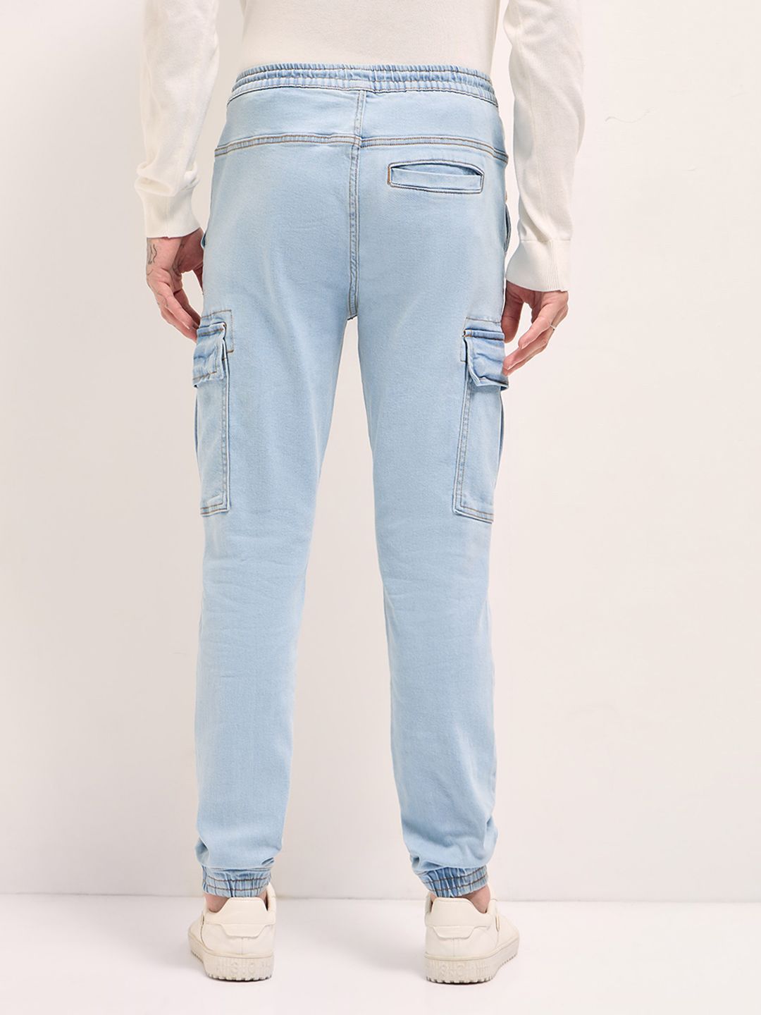 THE BEAR HOUSE Men Mid-Rise Jogger Jeans