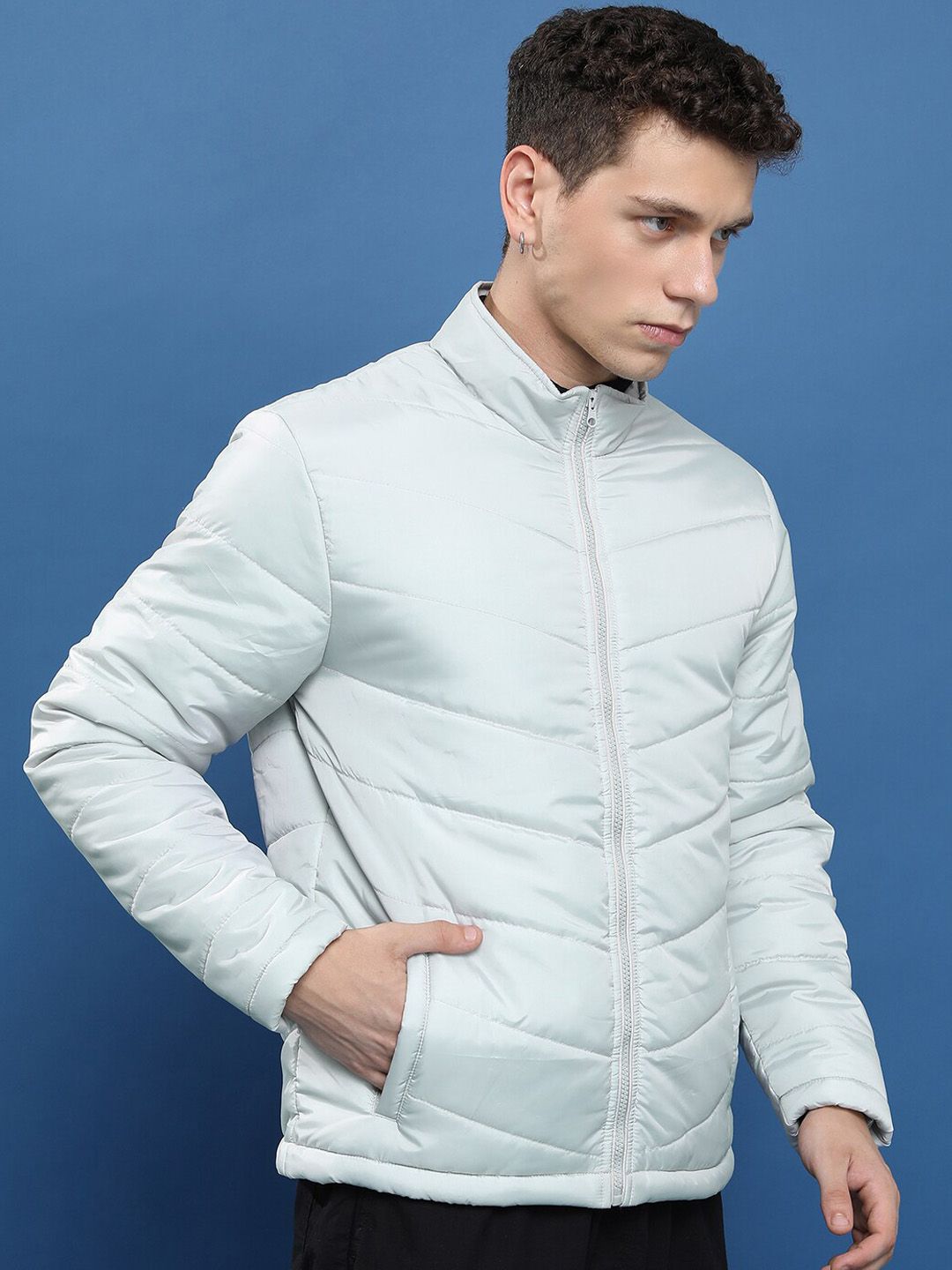 HIGHLANDER Stand Collar Padded Jacket