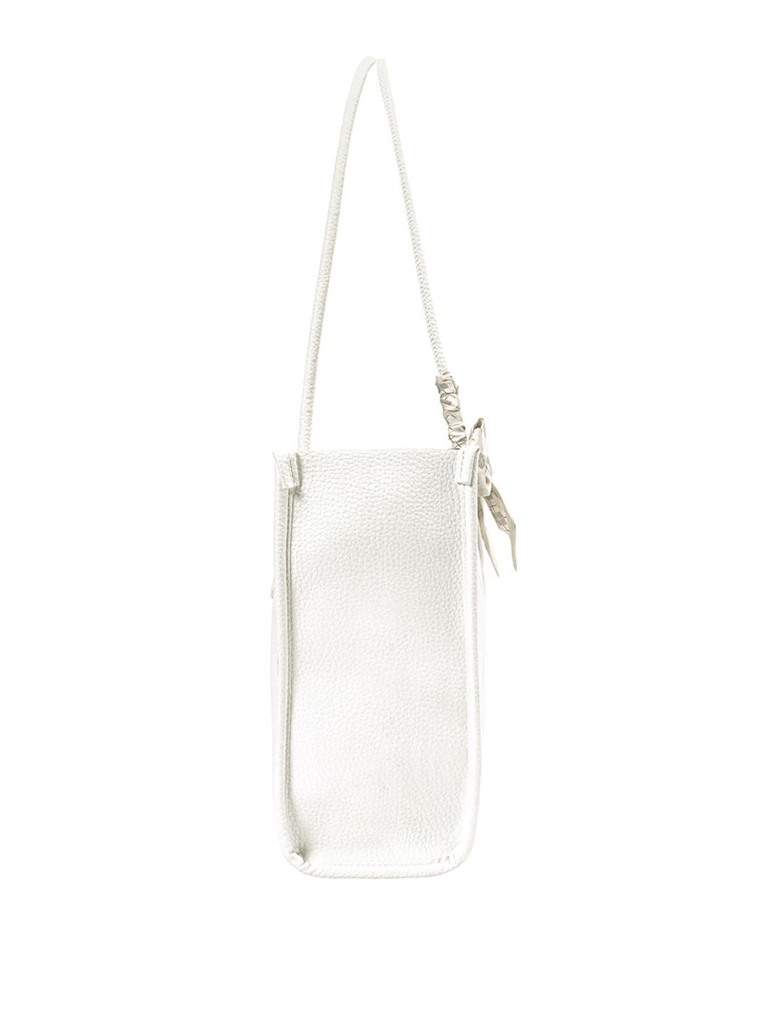 Lino Perros Textured Structured Shoulder Bag With Pouch