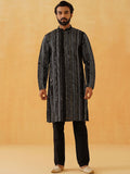 SOJANYA LUXE Lelaki Sulam Labuci Georgette Kurta