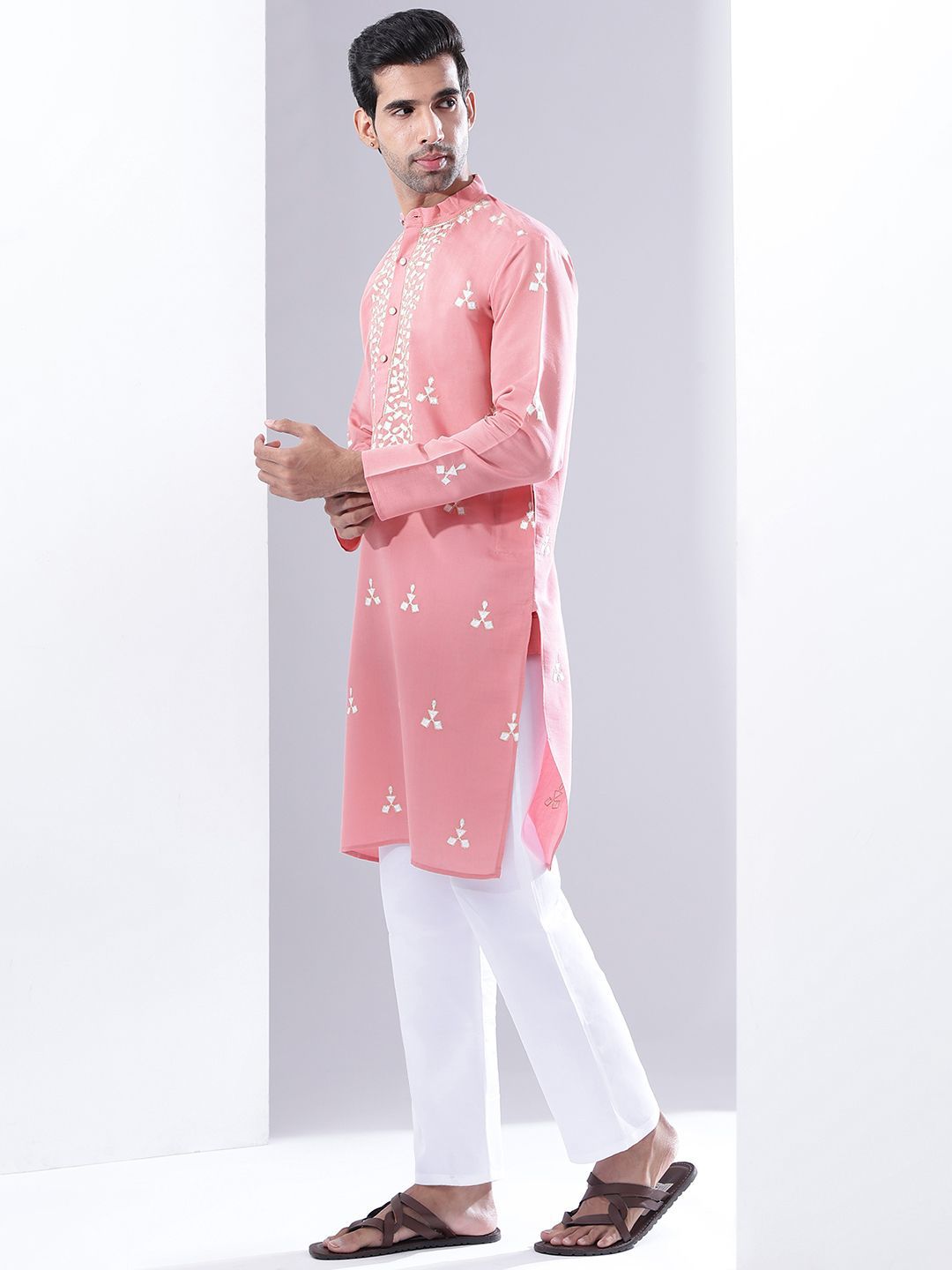 Anouk Men Ethnic Motifs Printed Kurta with Pyjamas