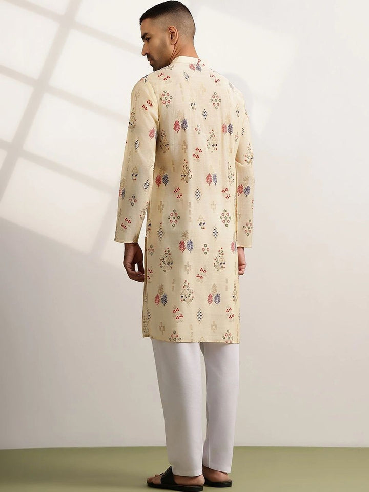 Anouk Lelaki Motif Etnik Bercetak Kurta