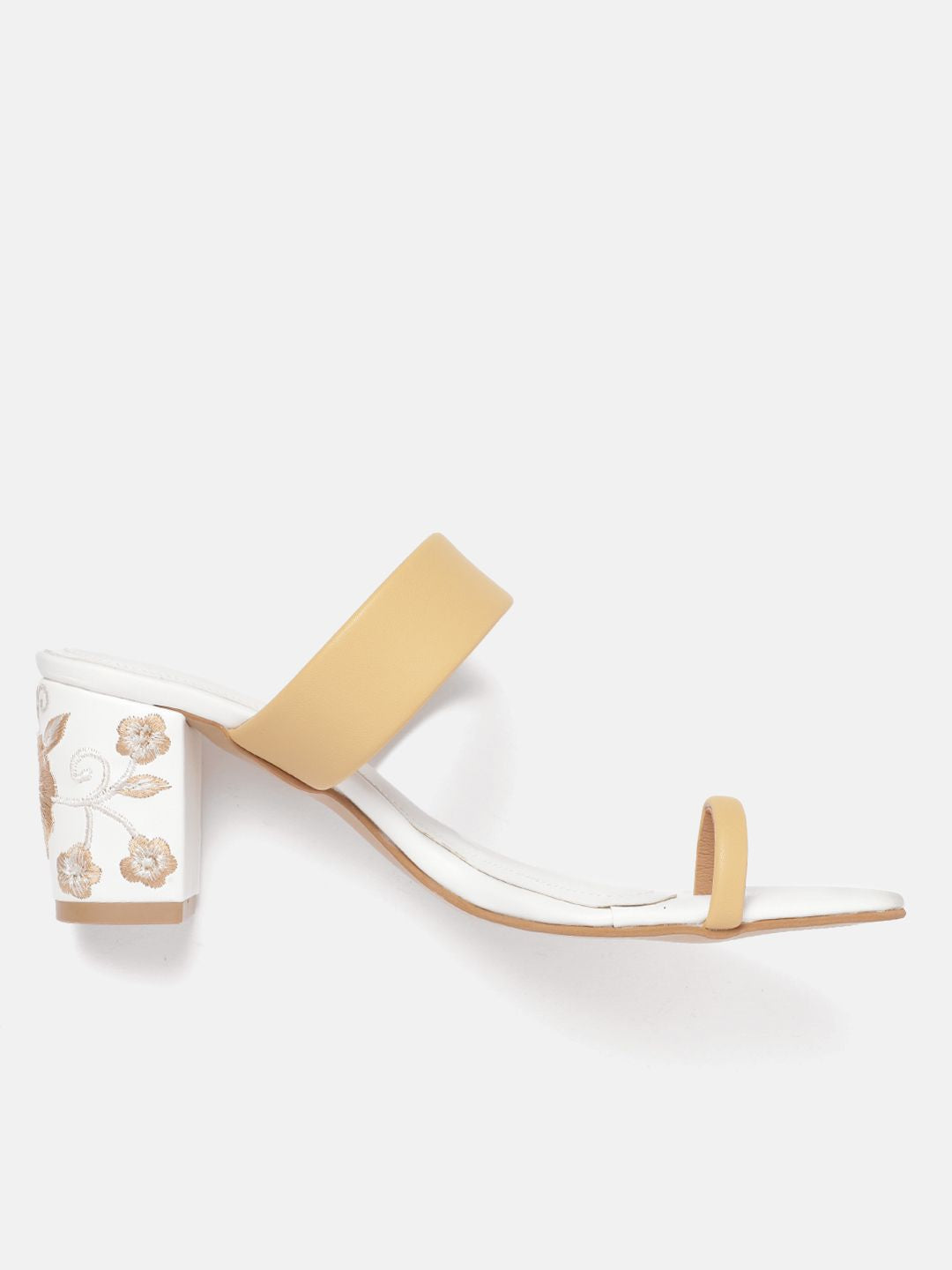House of Pataudi Open Toe Block Heels