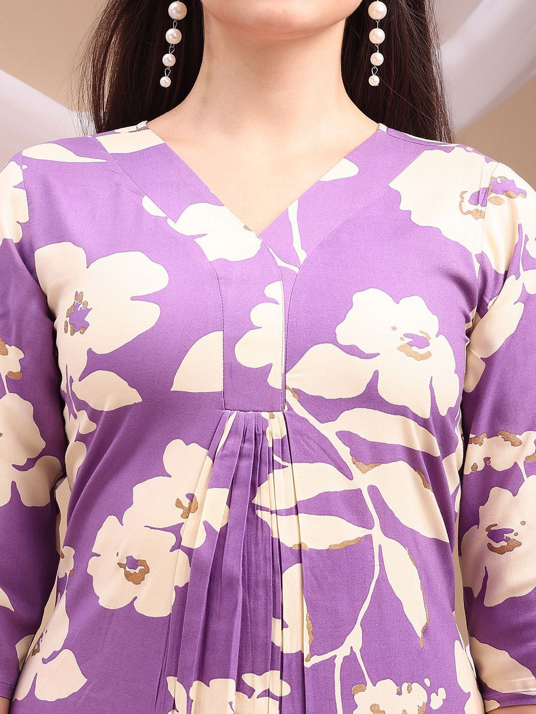 KALINI Women Floral Printed Regular Kurta with Palazzos