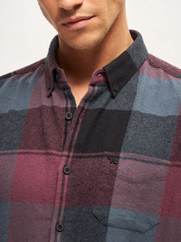 THE BEAR HOUSE Men Slim Fit Opaque Checked Casual Shirt