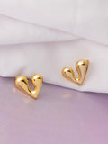 VOGUE PANASH Stainless Steel 18K Gold-Plated Contemporary Studs