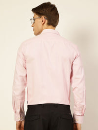 Thomas Scott Men Smart Cutaway Collar Micro Checked Cotton Formal Shirt