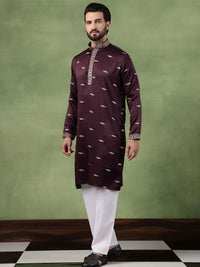 SOJANYA Men Ethnic Motifs Embroidered Sequinned Kurta