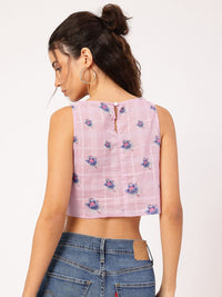 DressBerry Sunny Blossoms Floral Print Crop Top