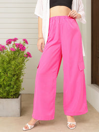 DressBerry Women The Urban Edge Cargo Style Toggle Hem Joggers