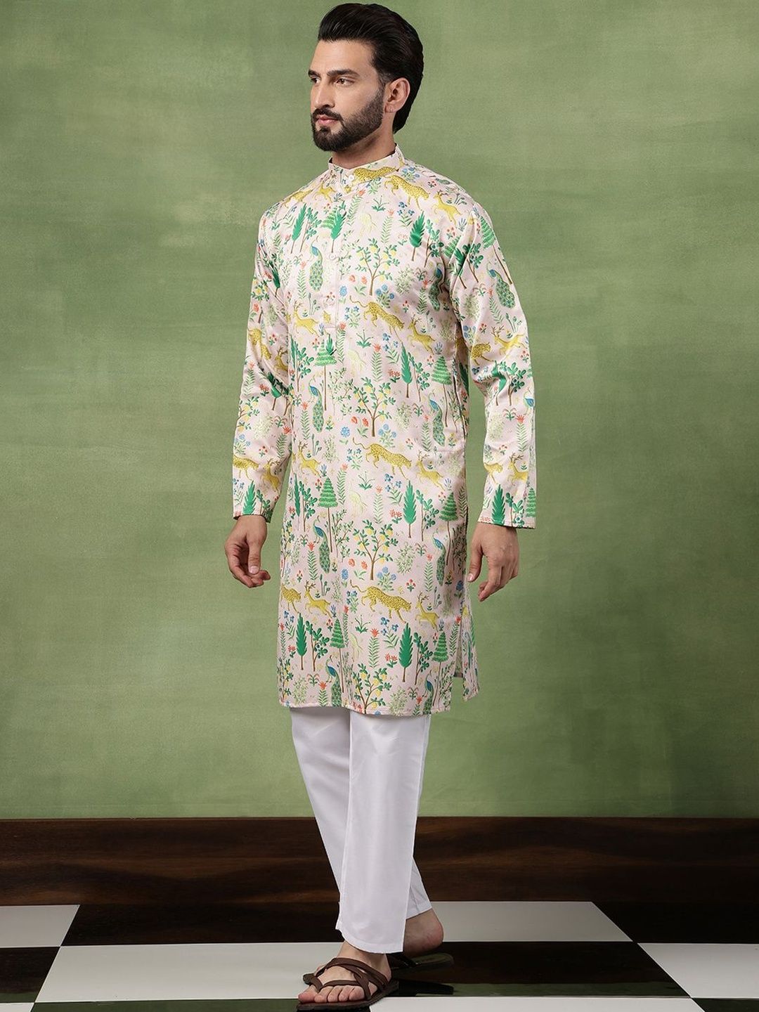 SOJANYA Men Printed Kurta